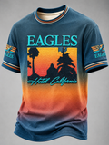 Men's Music Print T‐Shirt