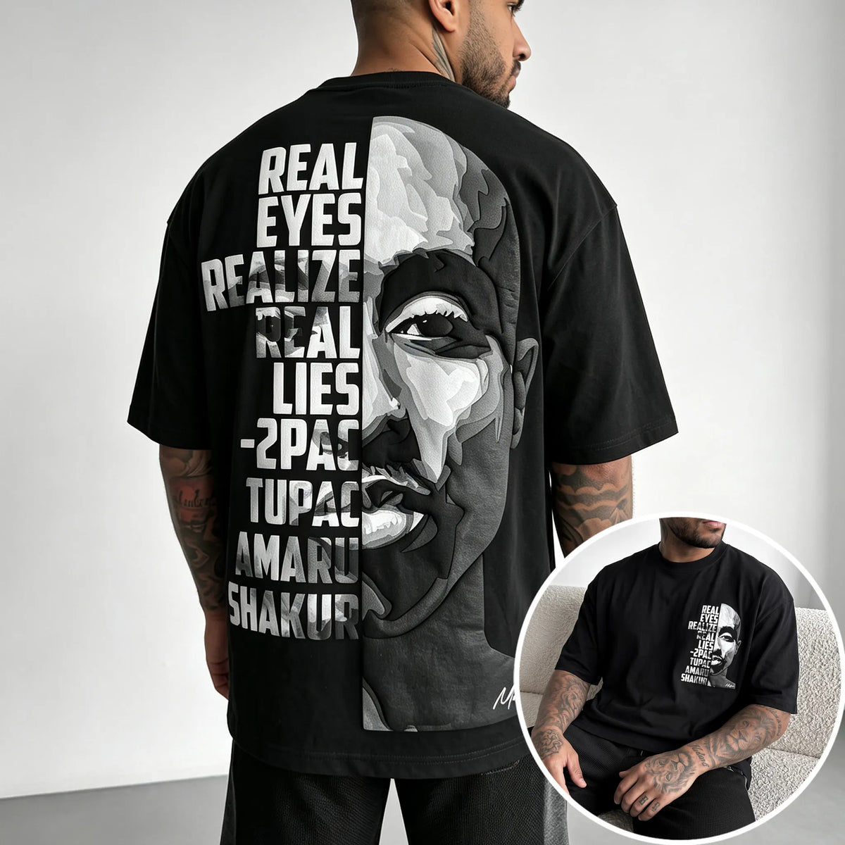 Unisex West Coast Legend Print Short-Sleeve T-Shirt