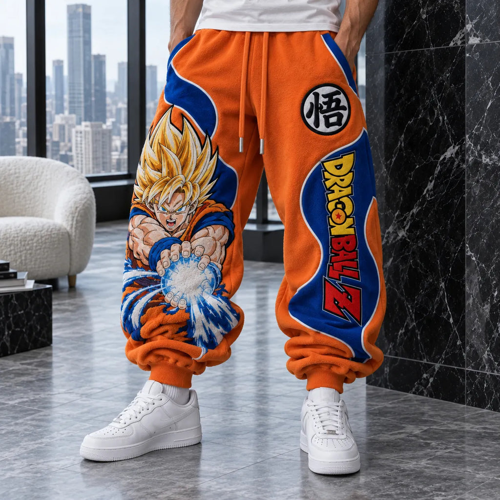 Unisex Loose-fit Casual Lantern-style Sweatpants