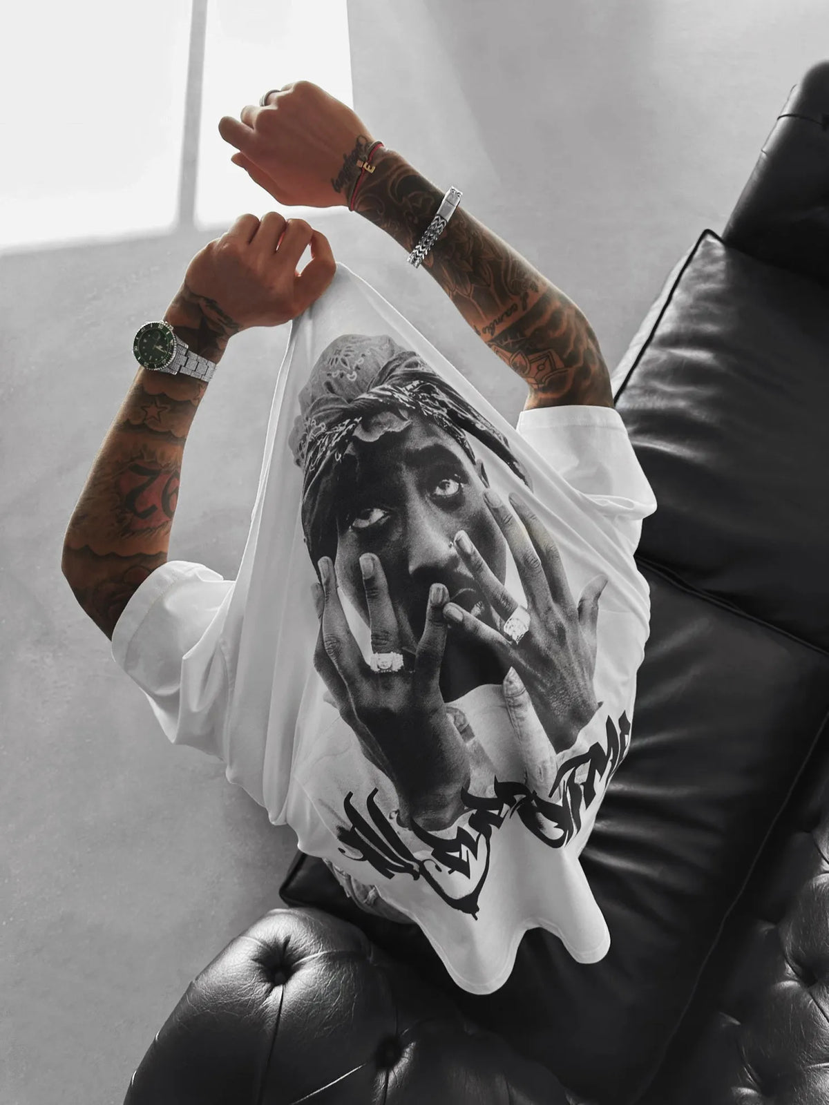 Unisex West Coast Legend Print Short-Sleeve T-Shirt