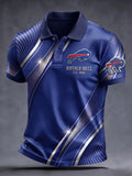 Men's Football Team Short-Sleeve Polo Shirt