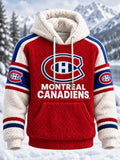 Men's Casual Hockeye Long-Sleeve Hoodie