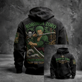 Men's Vintage Washed Graphic Print Pullover Hoodie