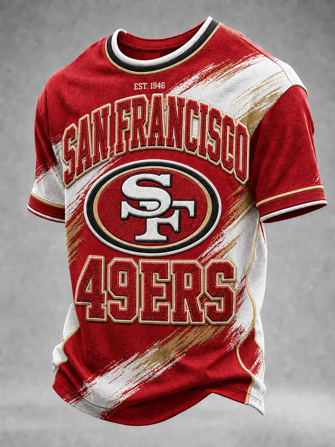 Men's Graphic Printed Football Top