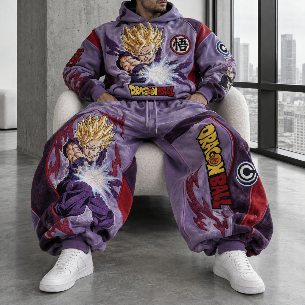 Unisex Loose-fit Casual Lantern-style Sweatpants