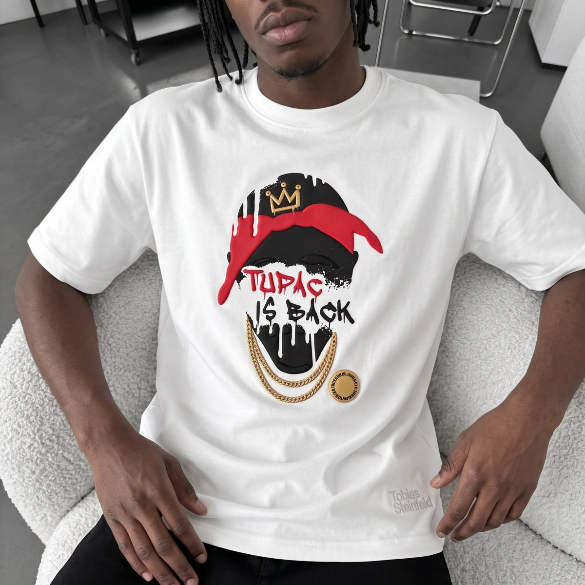 Unisex West Coast Legend Print Short-Sleeve T-Shirt