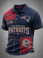 Men's Classic Textured Football Polo