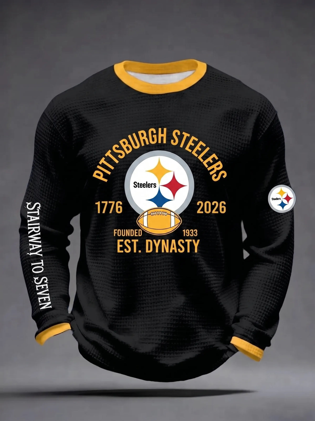 Men's Pittsburgh Steelers Team Fan Long-Sleeve Sweatshirt