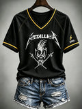 Women's Casual Music Tour Printed Top