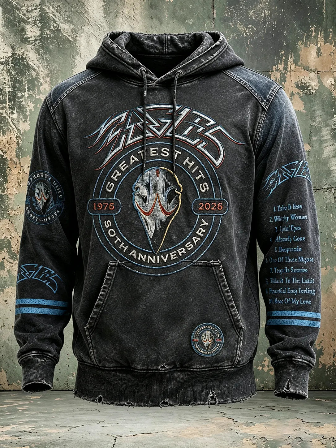 Men's Music Graphic Crewneck Sweatshirt