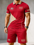Men's Polo Shorts Set