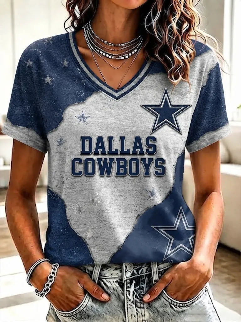 Women's Football Team Fan T-shirt