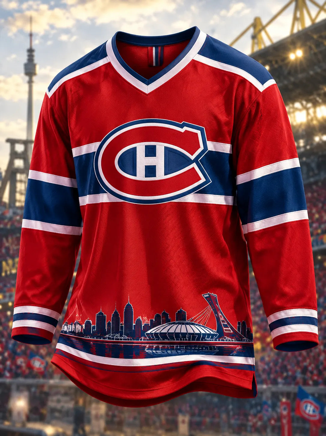 Men's Hockey Print Sweatshirt