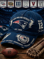 Football Print Hat