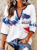 Women's Football Fan V-Neck
