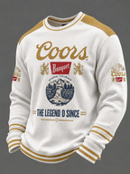 Men's Casual Beer Print Sweatershirts