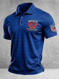 Men's Football Short-Sleeve Polo Shirt