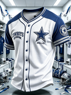 Men's Football Print Shirt
