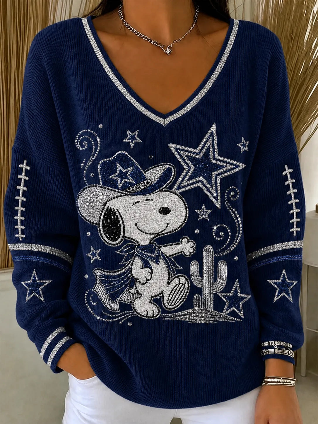 Women's Cartoon Print Sweatshirt