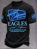 Men's Music Print T‐Shirt