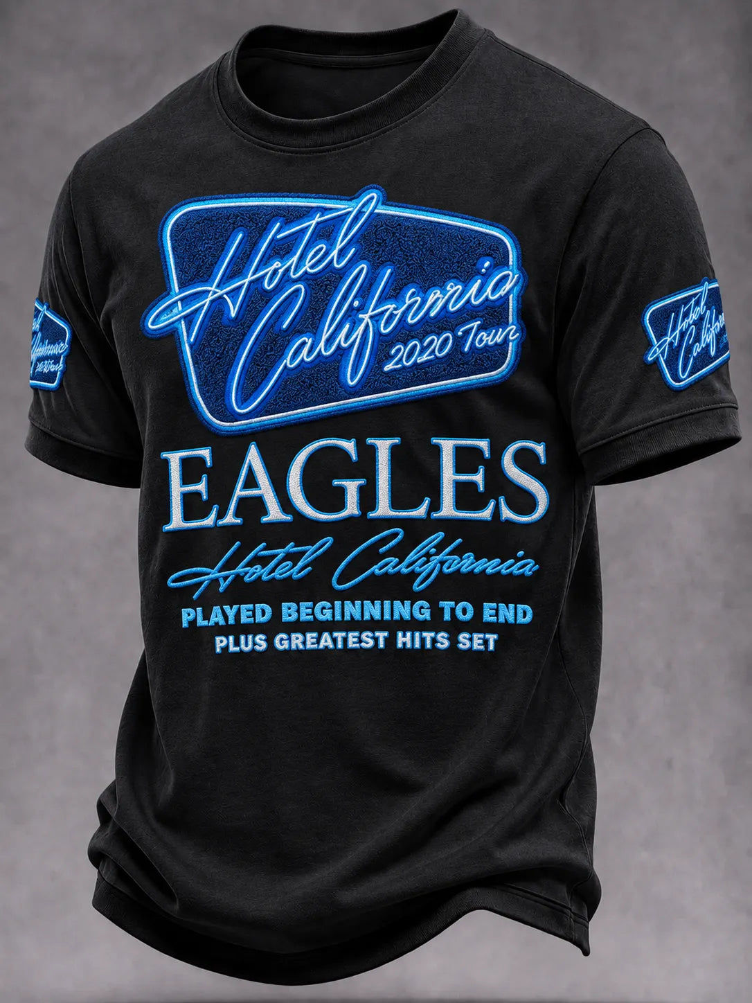 Men's Music Print T‐Shirt