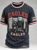 Men's Music Print T‐Shirt