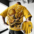 Unisex Anime-Style Retro Oversized T-Shirt