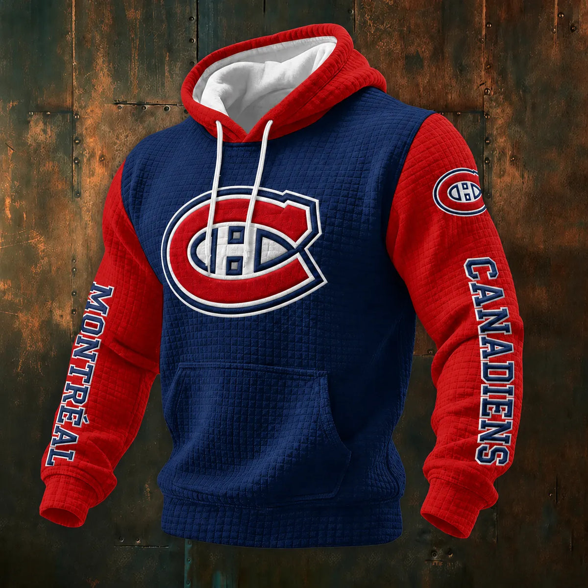 Men's Retro Ice Hockey Fan Hoodie