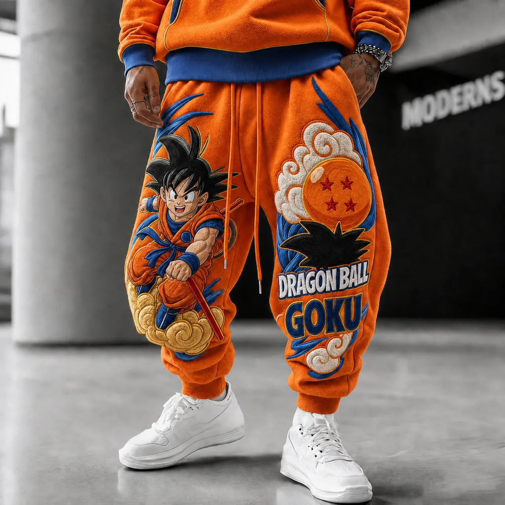 Anime-print Sweatpants