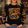 Women's Rugby Printed Crewneck Sweatshirt