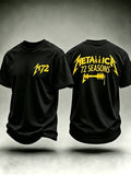 Men's Music Tour Printed Casual T-Shirt