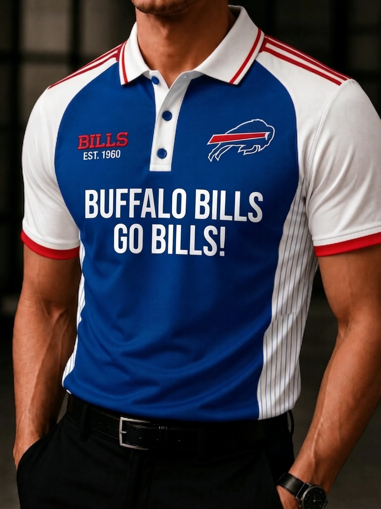 Men's Football Short-Sleeve Polo Shirt