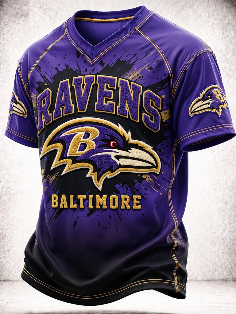 Men's Casual Soccer Top