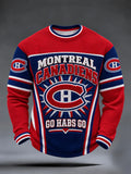 Men's Hockey Print Sweatshirt