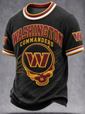 Men's Graphic Printed Football Top