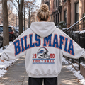 Women's Football-Print Sweatshirt