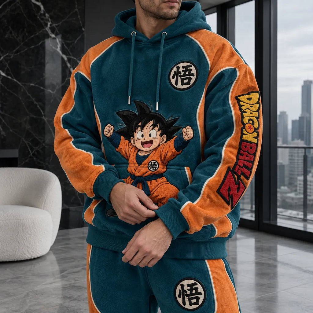 Unisex Oversized Casual Anime-print Hoodie