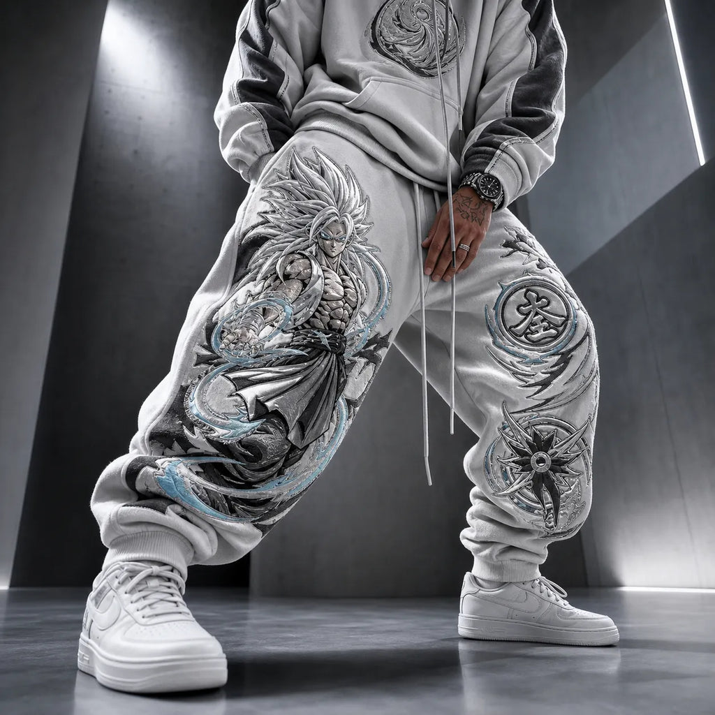 Anime-print Sweatpants