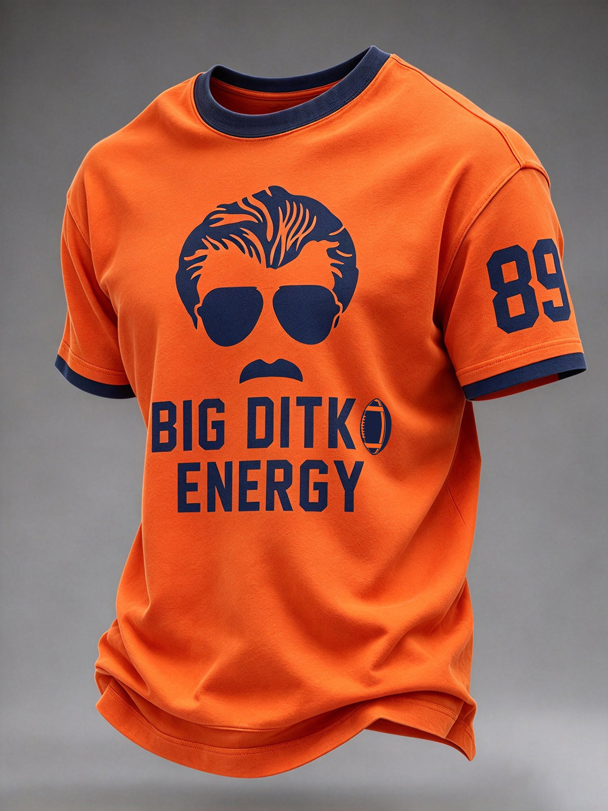 Men's Legendary Head Coach Casual Art Printed T-shirt