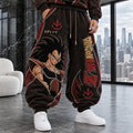 Unisex Loose-fit Casual Lantern-style Sweatpants
