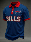Men's Football Short-Sleeve Polo Shirt