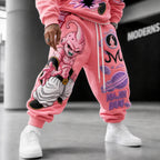 Anime-print Sweatpants