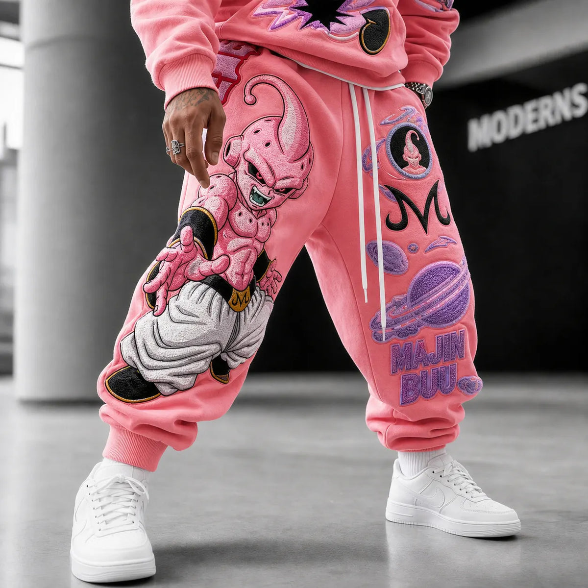 Anime-print Sweatpants