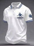 Men's Football Short-Sleeve Polo Shirt