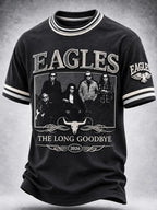 Men's Music Print T‐Shirt