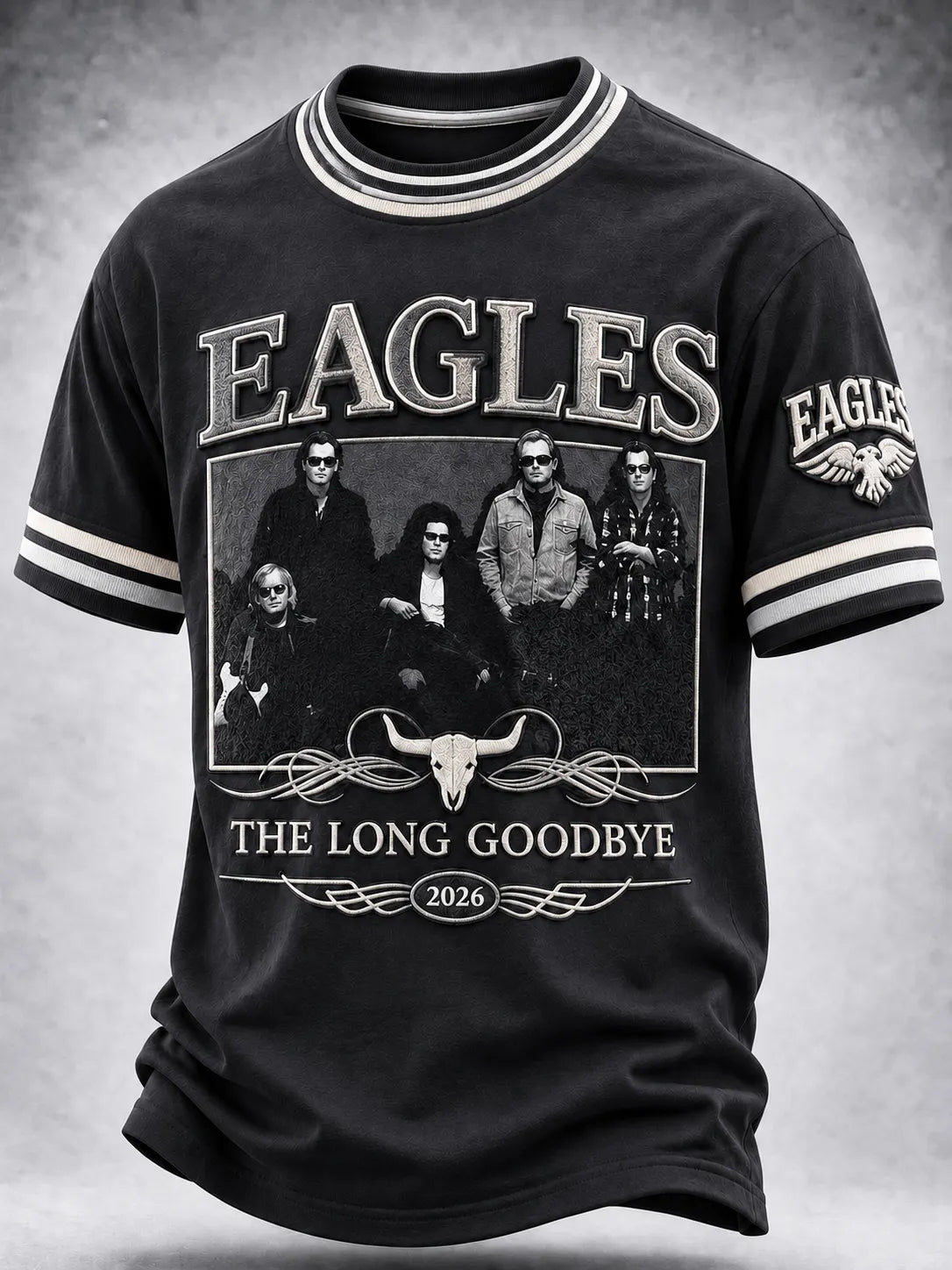 Men's Music Print T‐Shirt