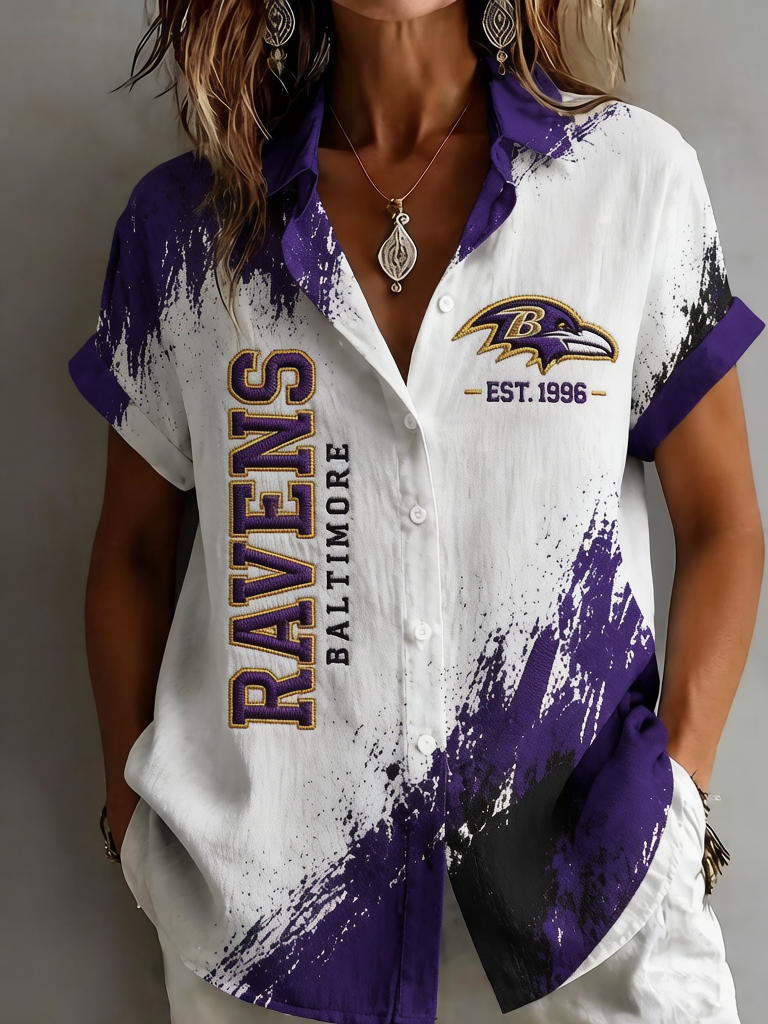 Women's Football Print Shirt