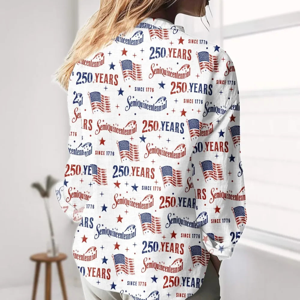 Ladies' 250Th Anniversary Celebration Collar Shirt