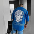 Unisex West Coast Legend Print Short-Sleeve T-Shirt