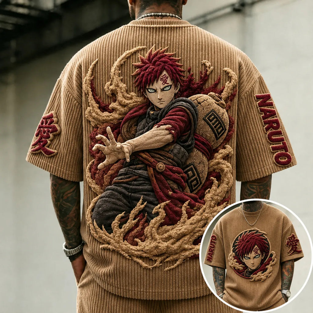 Unisex Anime-Style Retro Oversized T-Shirt